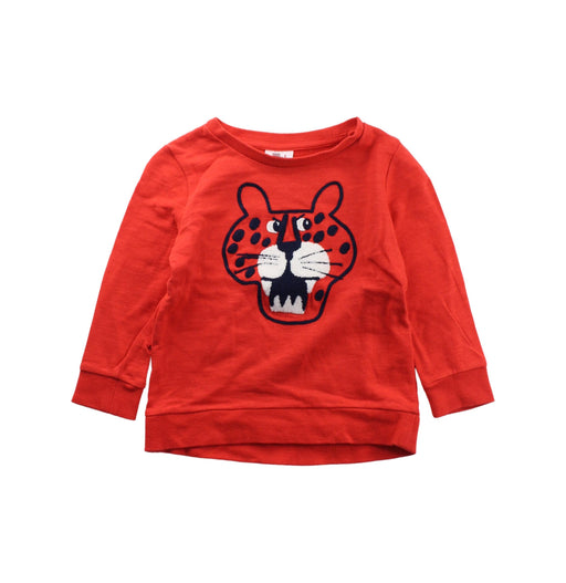 A Red Crewneck Sweatshirts from Seed in size 4T for boy. (Front View)