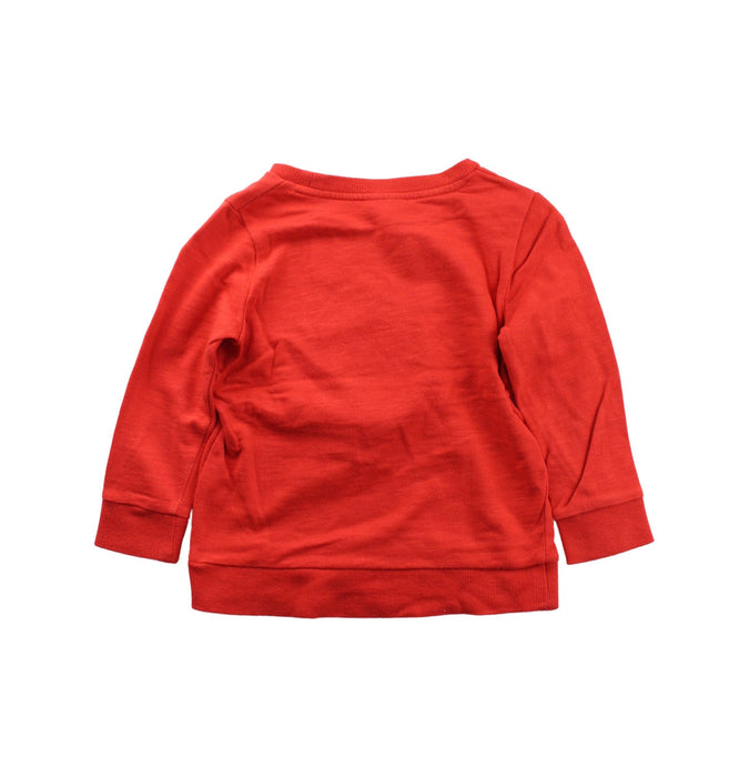 A Red Crewneck Sweatshirts from Seed in size 4T for boy. (Back View)