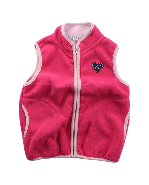 A Pink Outerwear Vests from ELLE in size 4T for girl. (Front View)