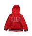 A Red Zippered Sweatshirts from ELLE in size 4T for neutral. (Back View)