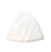 A White Sleeveless Dresses from Chicco in size 6-12M for girl. (Back View)
