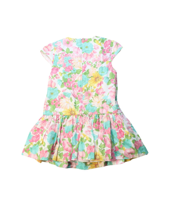 A Multicolour Short Sleeve Dresses from Mayoral in size 2T for girl. (Back View)