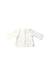 A White Cardigans from Petit Bateau in size 0-3M for neutral. (Back View)