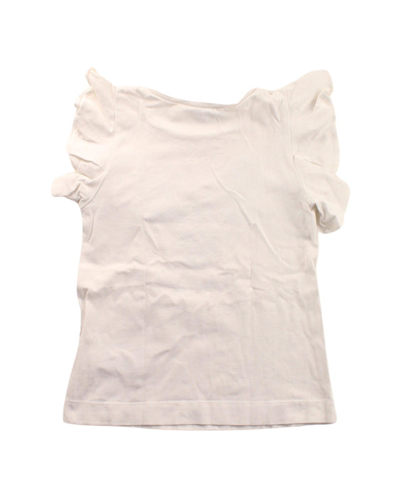 A White Short Sleeve Tops from Mayoral in size 8Y for girl. (Back View)