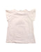 A White Short Sleeve Tops from Mayoral in size 6T for girl. (Back View)