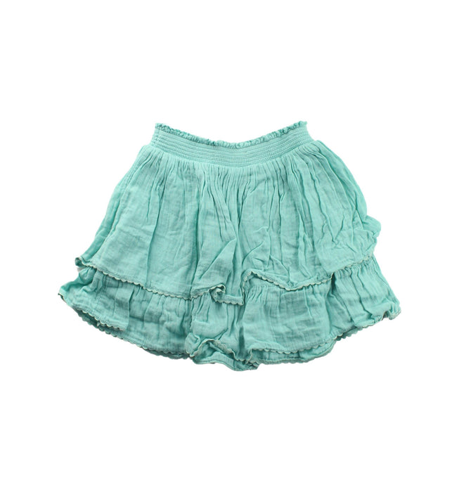 A Green Short Skirts from Monsoon in size 7Y for girl. (Back View)