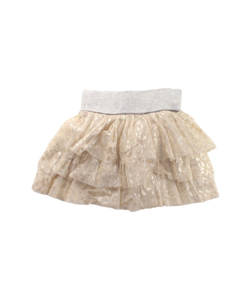 A Gold Tulle Skirts from Seed in size 2T for girl. (Front View)