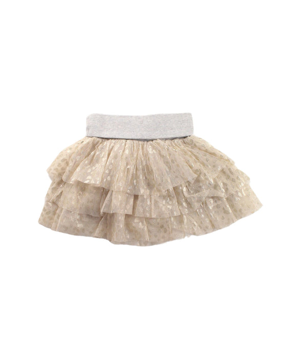 A Gold Tulle Skirts from Seed in size 2T for girl. (Back View)