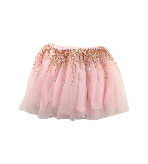 A Pink Tulle Skirts from Seed in size 6T for girl. (Back View)