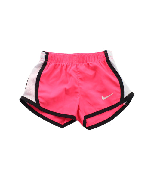 A Pink Shorts from Nike in size 6-12M for girl. (Front View)