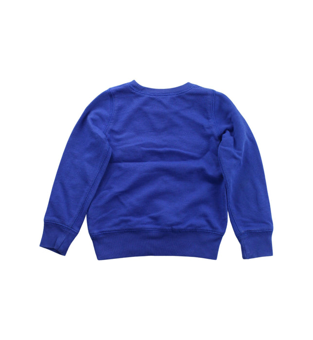 A Blue Crewneck Sweatshirts from Polo Ralph Lauren in size 3T for boy. (Back View)