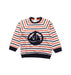 A White Crewneck Sweatshirts from Petit Bateau in size 3T for boy. (Front View)