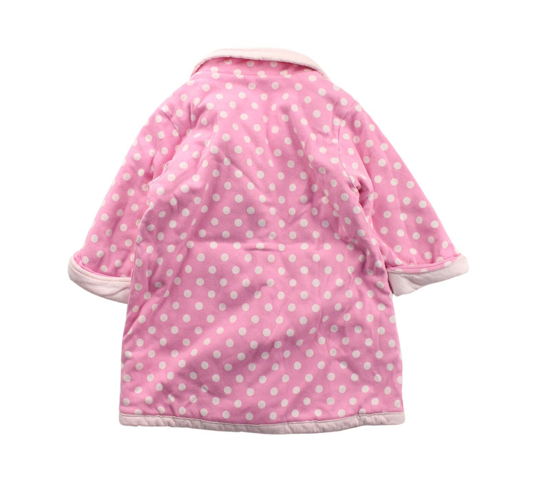 A Pink Coats from Mides in size 12-18M for girl. (Back View)