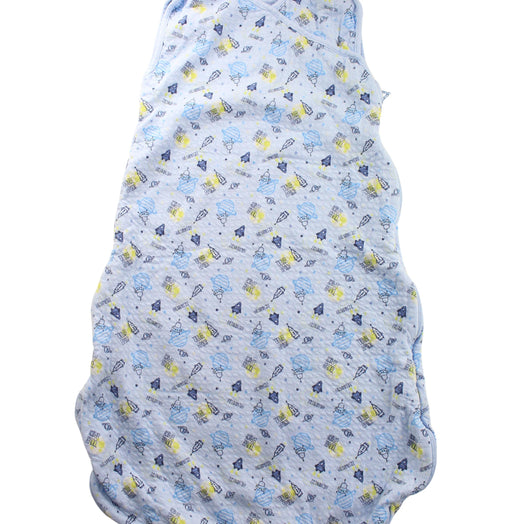 A Blue Sleepsacs from Mides in size 6-12M for boy. (Front View)