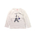 A White Long Sleeve T Shirts from La Compagnie des Petits in size 6T for boy. (Front View)
