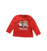 A Red Long Sleeve T Shirts from Moschino in size 2T for boy. (Front View)