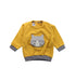 A Yellow Crewneck Sweatshirts from Petit Bateau in size 2T for boy. (Front View)