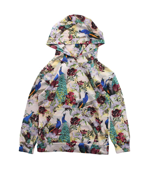 A Multicolour Hooded Sweatshirts from Molo in size 5T for girl. (Front View)