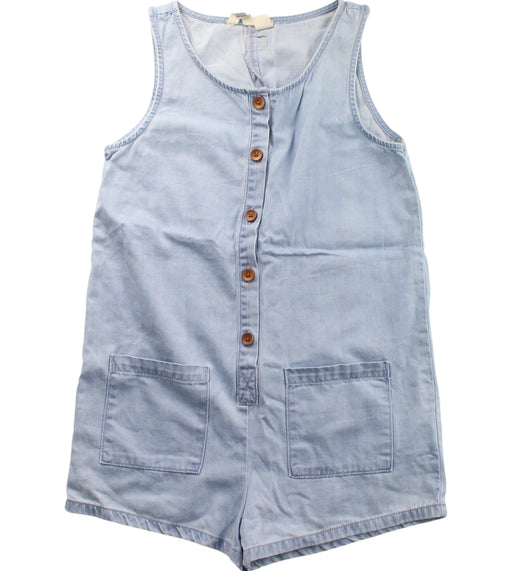 A Blue Sleeveless Rompers from Roxy in size 10Y for girl. (Front View)