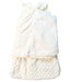 A White Sleepsacs from HALO in size 0-3M for girl. (Back View)