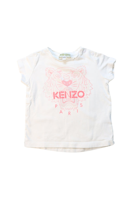 A White Short Sleeve T Shirts from Kenzo in size 3-6M for girl. (Front View)