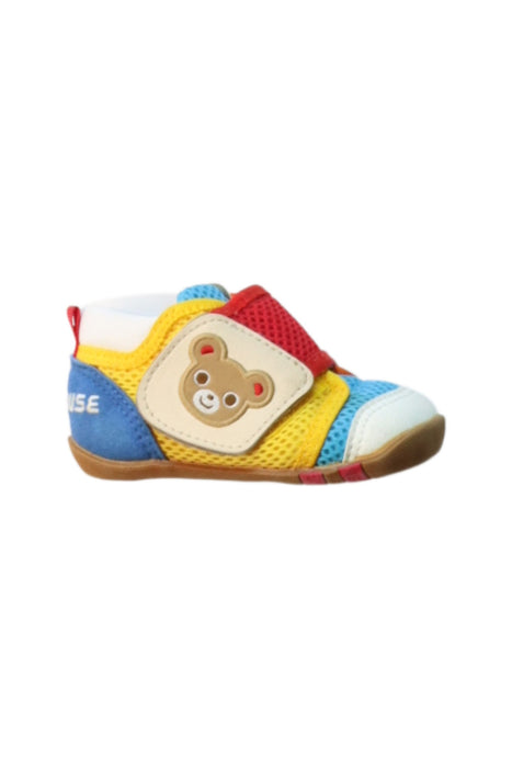 A Multicolour Sneakers from Miki House in size 12-18M for boy. (Front View)