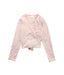 A Pink Long Sleeve Tops from Capezio in size 4T for girl. (Front View)