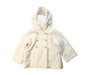 A Ivory Coats from Bonpoint in size 2T for girl. (Front View)
