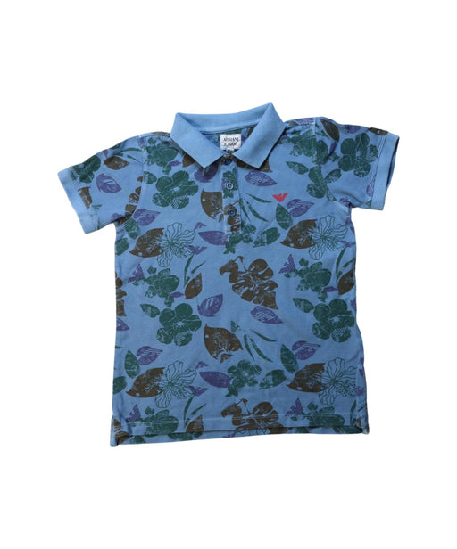 A Multicolour Short Sleeve Polos from Armani in size 6T for boy. (Front View)