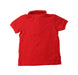 A Red Short Sleeve Polos from Lacoste in size 6T for boy. (Back View)