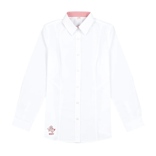 A White Long Sleeve Shirts from Kellett School in size 14Y for girl. (Front View)