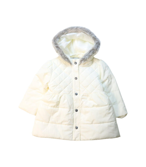 A Ivory Puffer/Quilted Coats & Outerwear from Janie & Jack in size 18-24M for girl. (Front View)