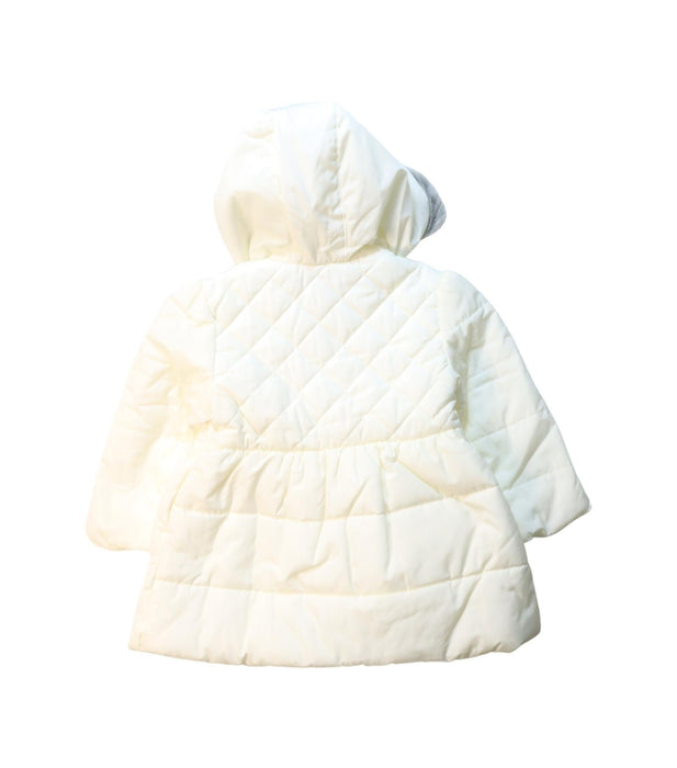 A Ivory Puffer/Quilted Coats & Outerwear from Janie & Jack in size 18-24M for girl. (Back View)