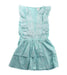 A Green Sleeveless Dresses from Seed in size 7Y for girl. (Front View)