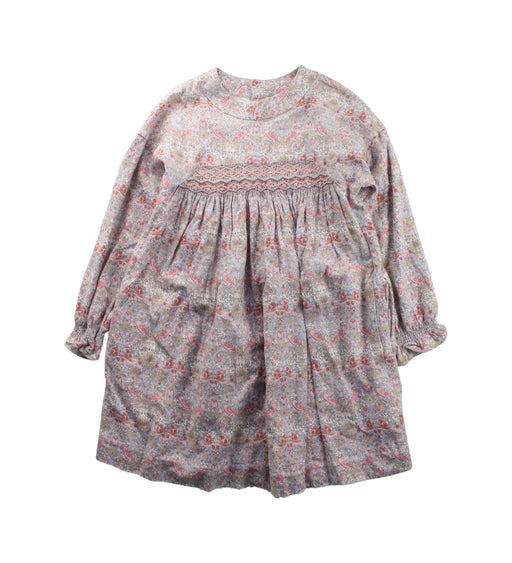 A Multicolour Long Sleeve Dresses from Bonpoint in size 8Y for girl. (Front View)