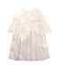 A White Short Sleeve Dresses from Bonpoint in size 6T for girl. (Back View)