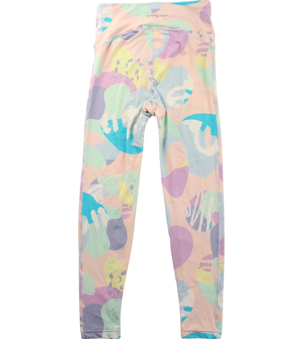 A Beige Leggings from Moody Tiger in size 5T for girl. (Back View)