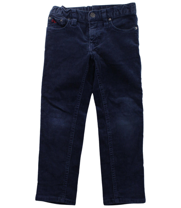 A Blue Casual Pants from Polo Ralph Lauren in size 4T for boy. (Front View)
