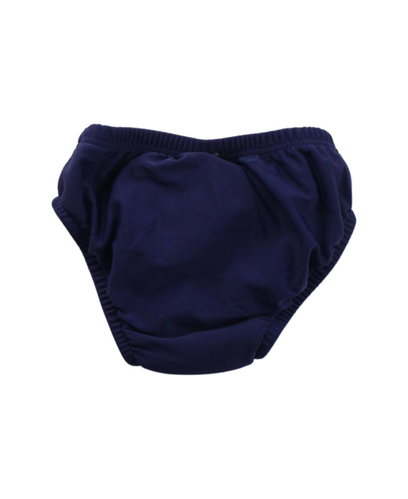A Blue Swim Diapers from Aqua Blu in size 3-6M for boy. (Back View)