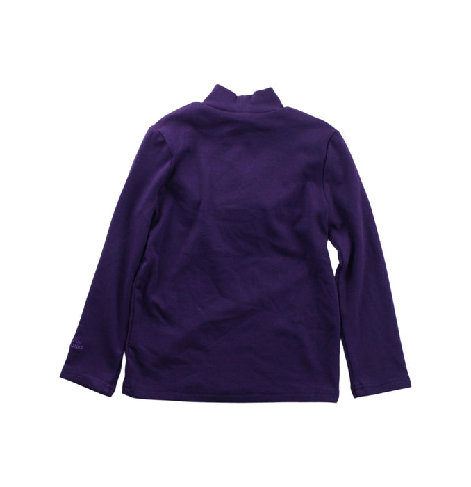 A Purple Long Sleeve Tops from As Know As Ponpoko in size 2T for girl. (Back View)