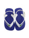 A Blue Sandals from Havaianas in size 18-24M for boy. (Back View)