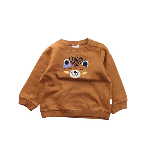 A Brown Crewneck Sweatshirts from Sprout in size 2T for girl. (Front View)