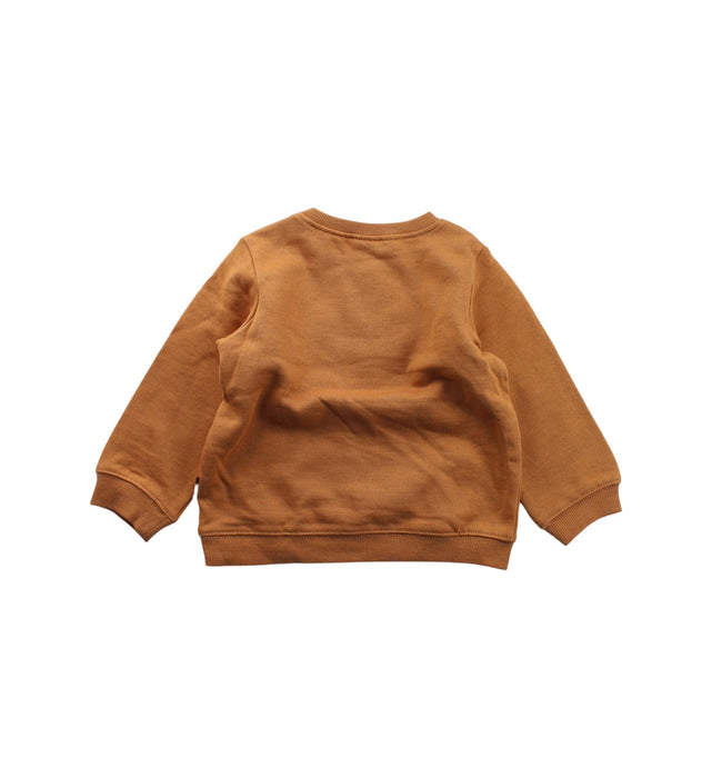 A Brown Crewneck Sweatshirts from Sprout in size 2T for girl. (Back View)