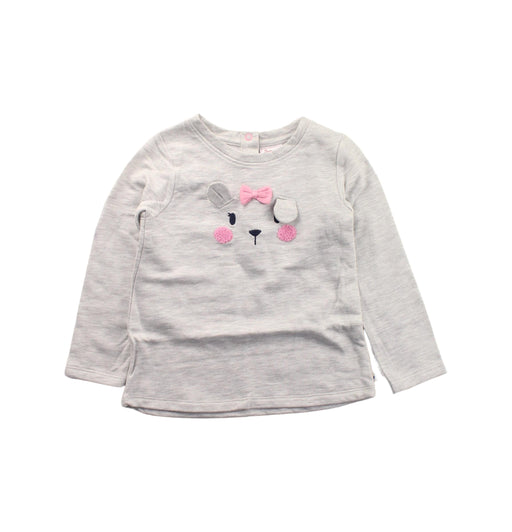 A Grey Crewneck Sweatshirts from Sprout in size 3T for girl. (Front View)