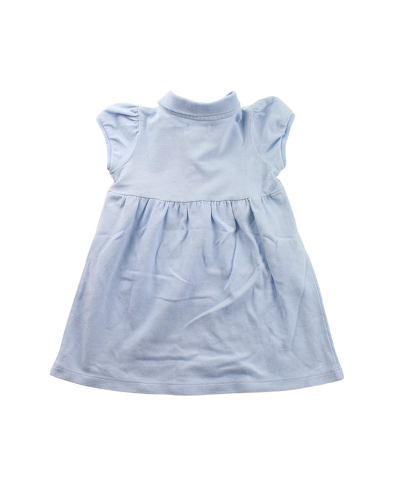 A Blue Short Sleeve Dresses from Ralph Lauren in size 6-12M for girl. (Back View)