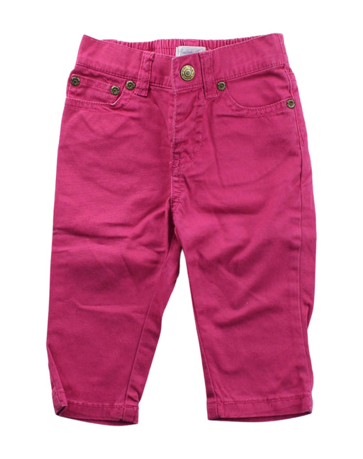 A Pink Casual Pants from Ralph Lauren in size 6-12M for girl. (Front View)