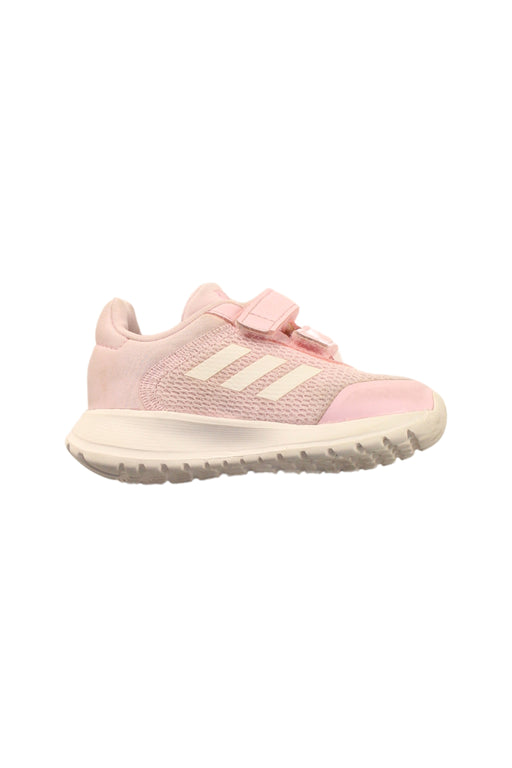 A Pink Sneakers from Adidas in size 12-18M for girl. (Front View)