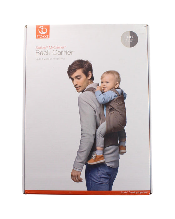 A Black Baby Carriers from Stokke in size O/S for neutral. (Back View)