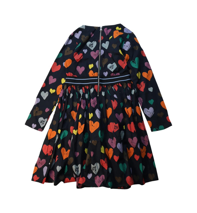 A Multicolour Long Sleeve Dresses from Molo in size 7Y for girl. (Back View)