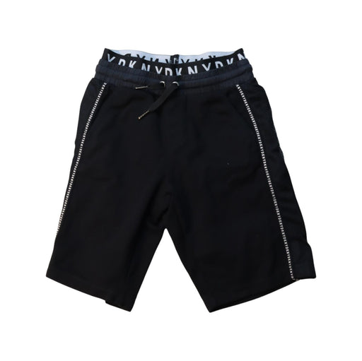 A Black Active Shorts from DKNY in size 10Y for boy. (Front View)